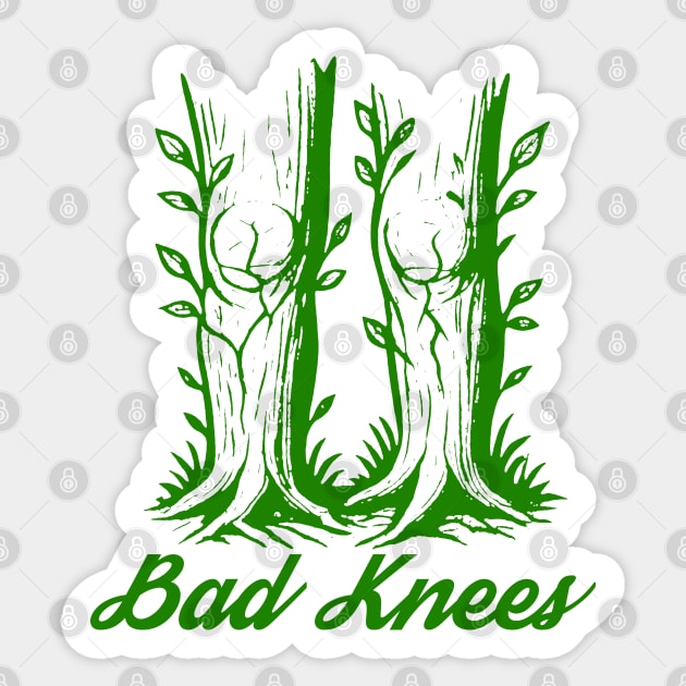 bad knees Sticker by DIGITAL MERCH CREATIONS